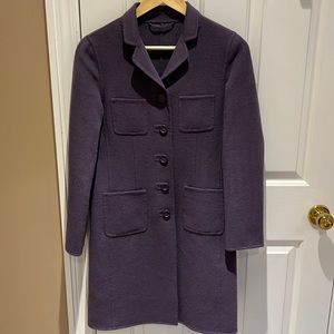Short purple coat